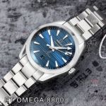 Swiss ETA 8800 Omega Seamaster Superluminova Stainless Steel Watch 41.5mm